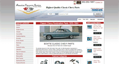 Desktop Screenshot of bowtieclassicparts.com